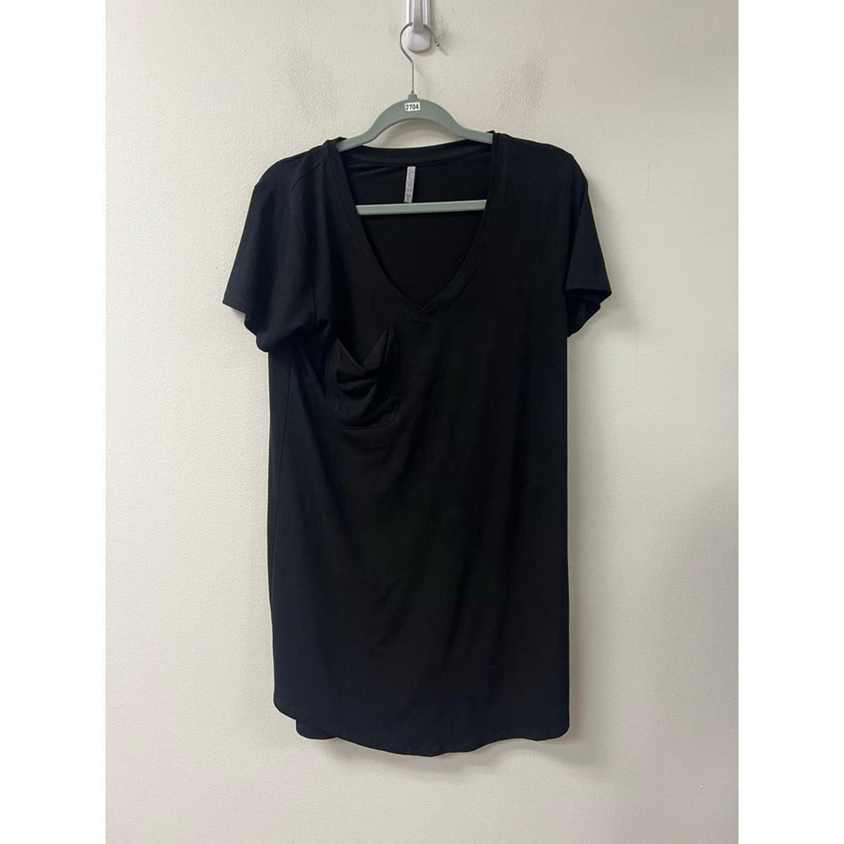 Z Supply Black Suede Mini Dress Short Sleeve Size S