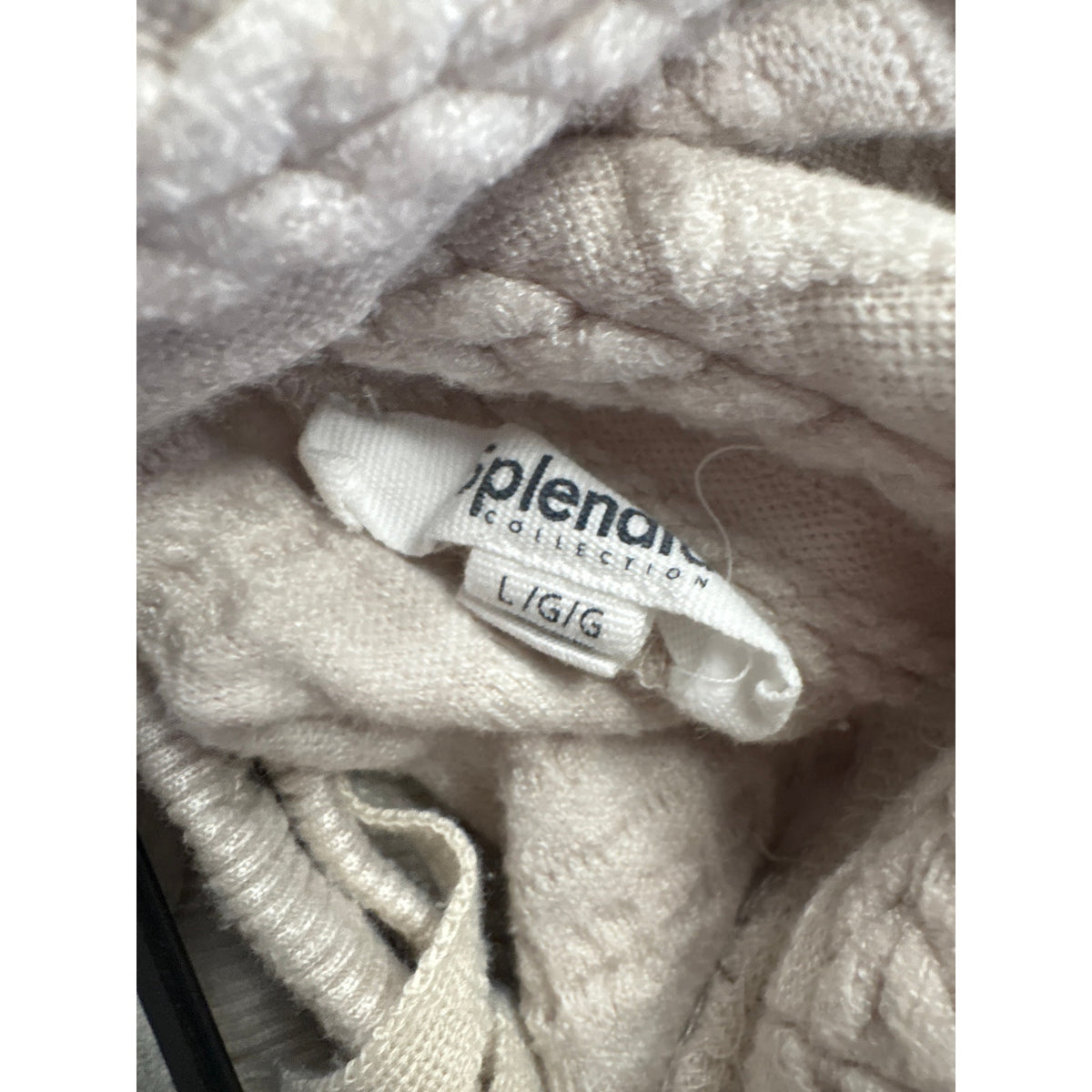 Splendid Oatmeal Braided Lounge Set Sz L