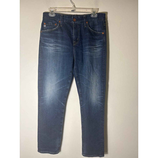 AG Dark Wash Ex-Boyfriend Slim Blue Jeans Sz 27R
