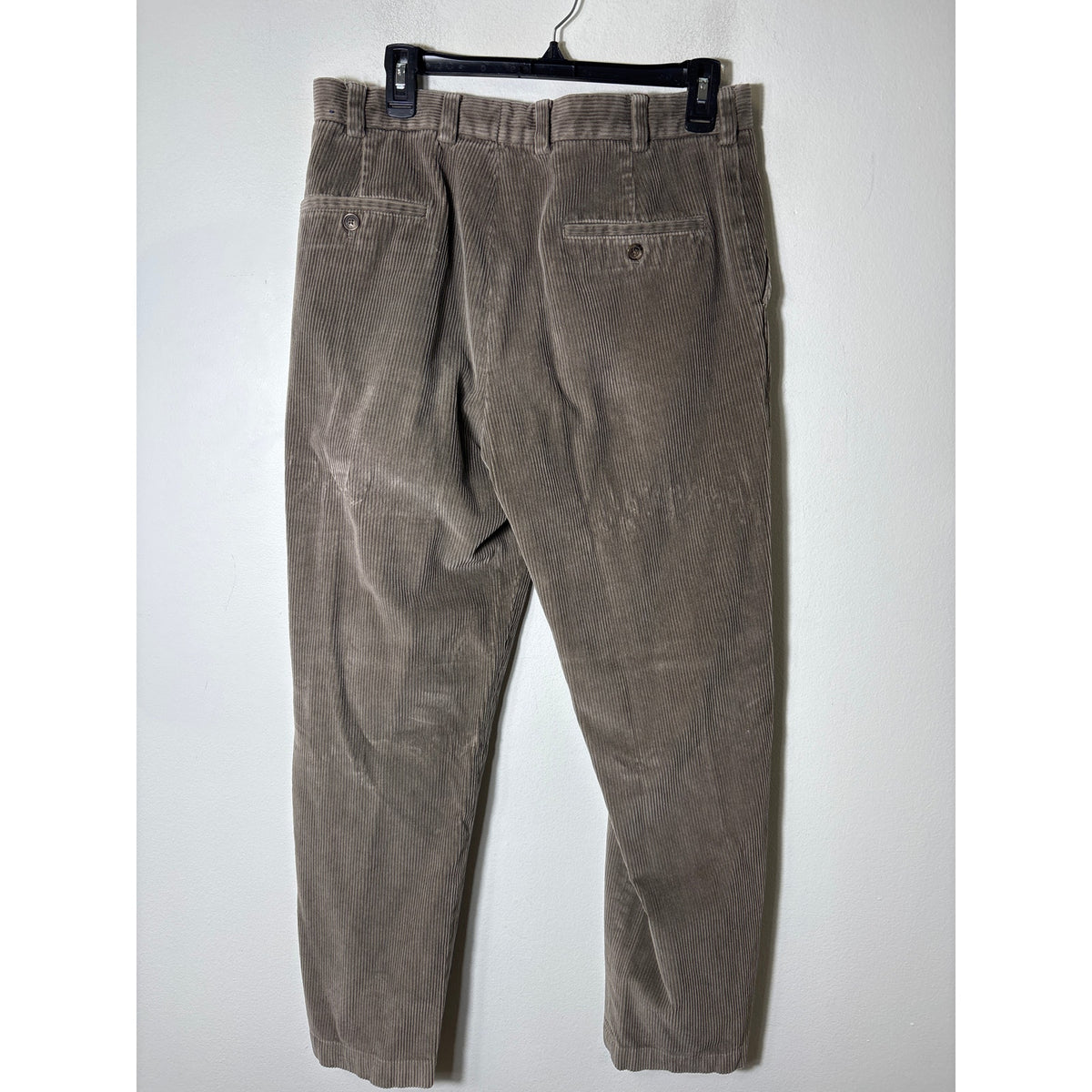 Mens brooks brothers Gray Wide Cord Pants Sz 34/30