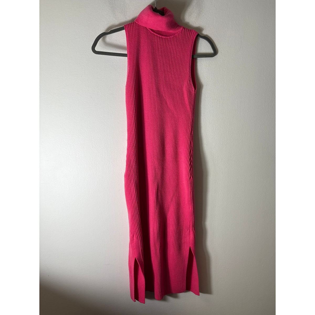 Daily Practice Pink Ribbed Turtleneck Sweater Dress Sz XS