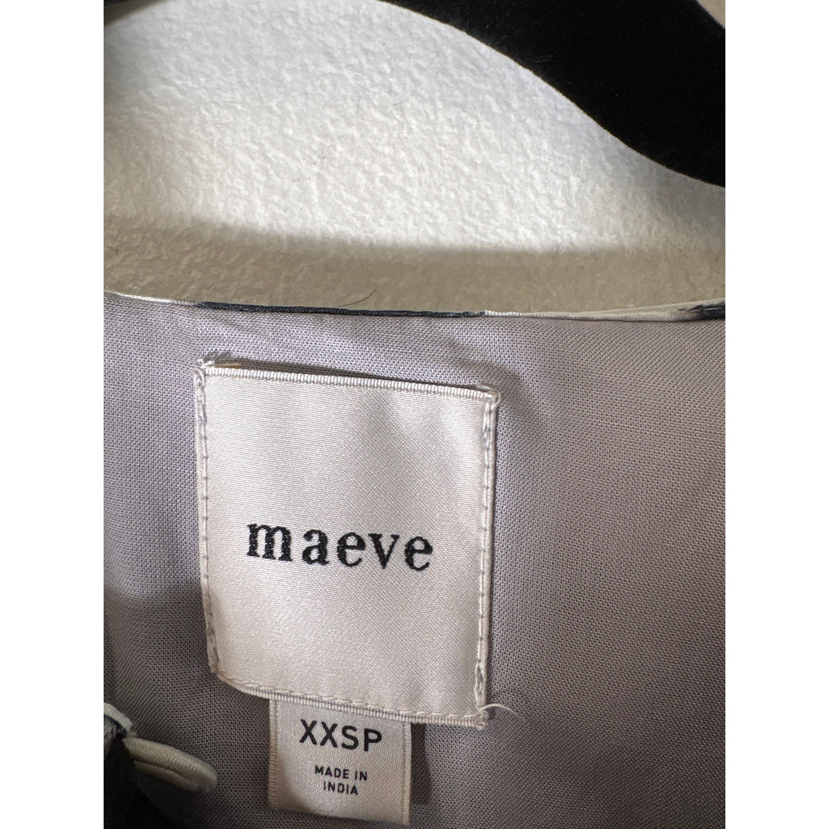 Maeve Black and White Zebra Babydoll Dress Sz XXSP