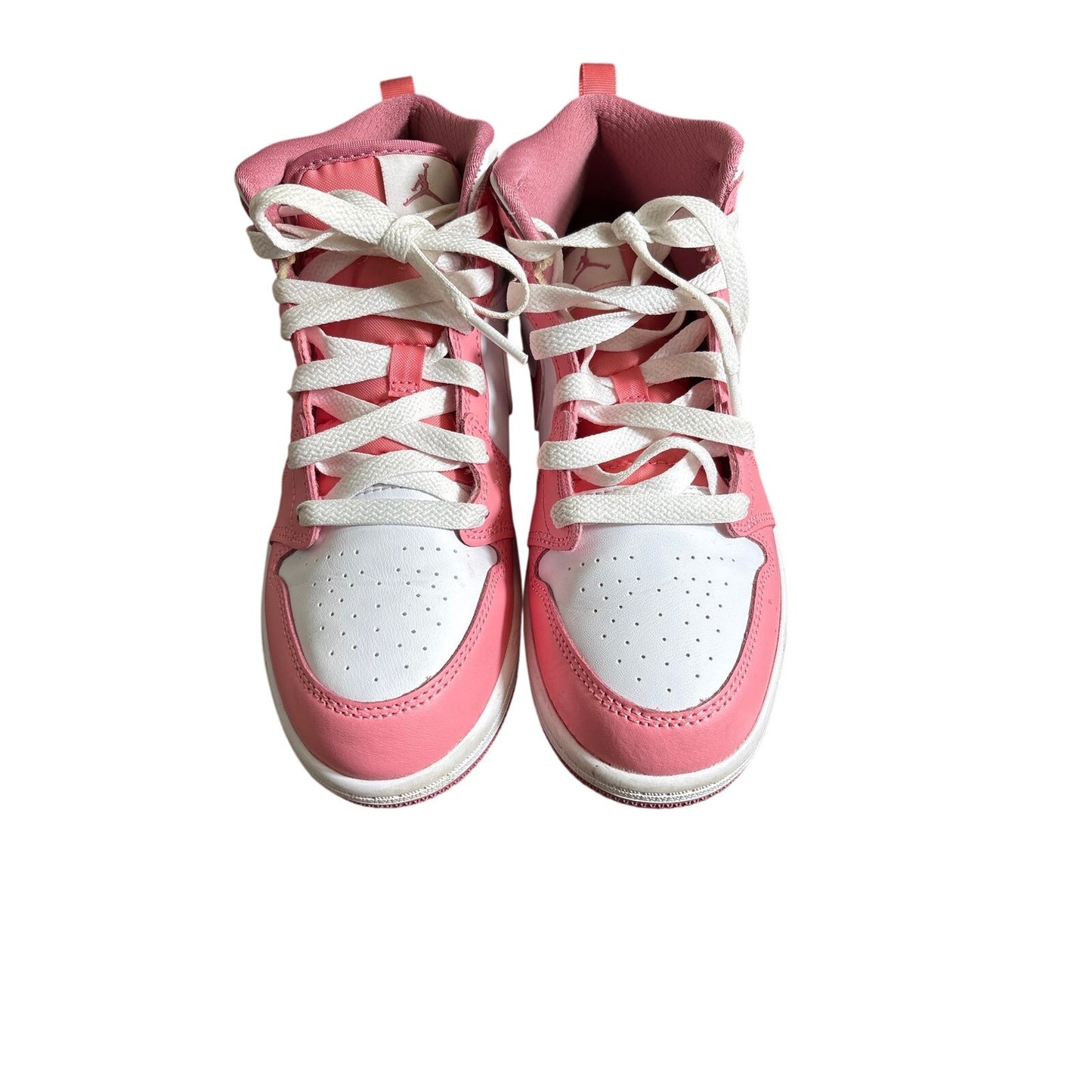 Girls Nike Air Jordan Pink High Tops Sz 2.5