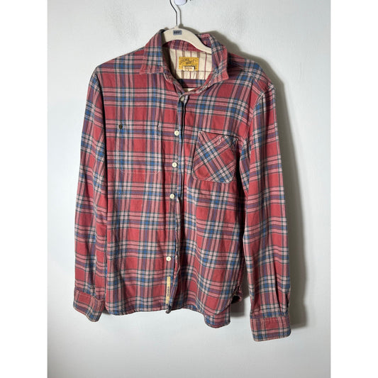 Jachs Shirt Company Flannel Plaid Shirt Sz L