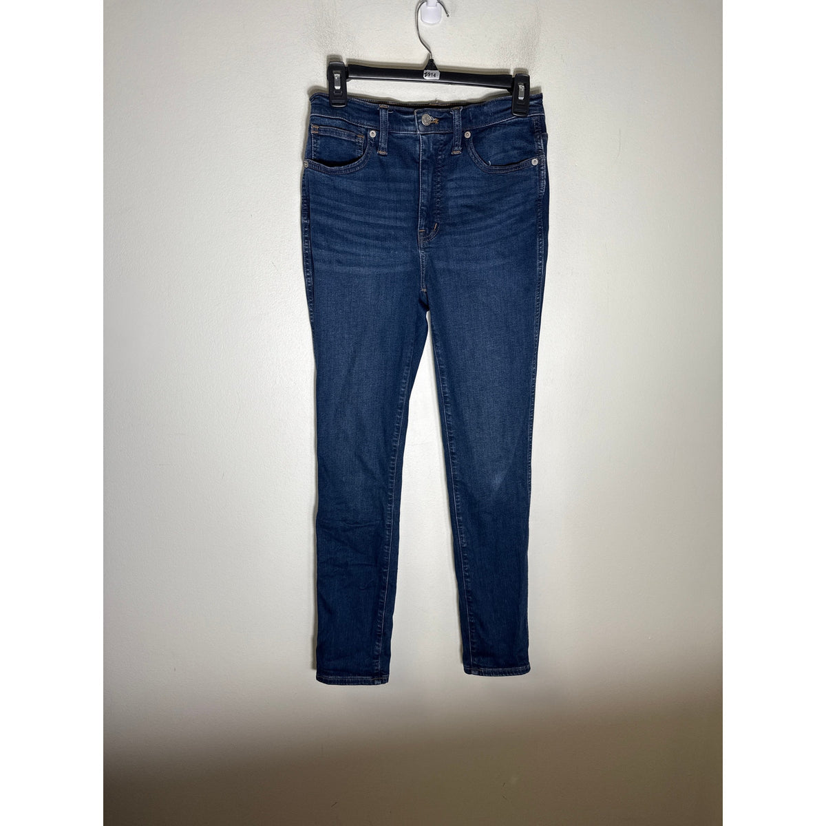 Madewell Medium Wash 10" High Rise Skinny Blue Jeans Sz 27