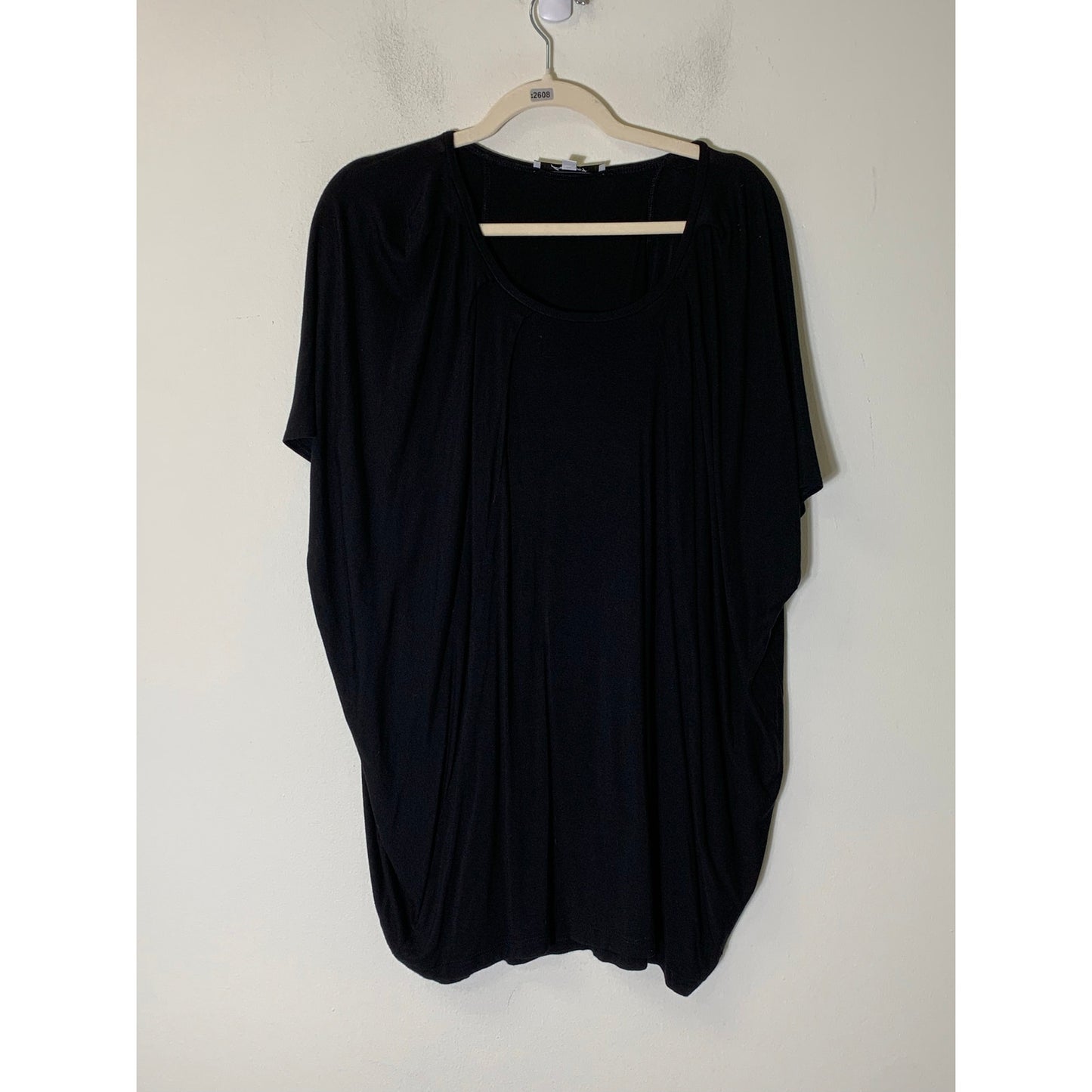 Foxcroft Black Batwing Shirt Sz XL