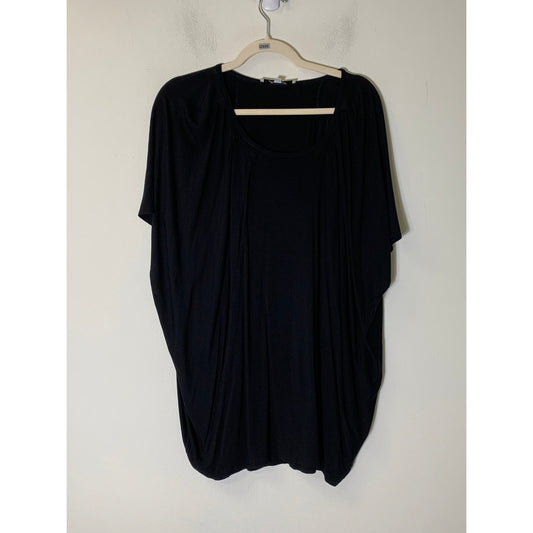 Foxcroft Black Batwing Shirt Sz XL