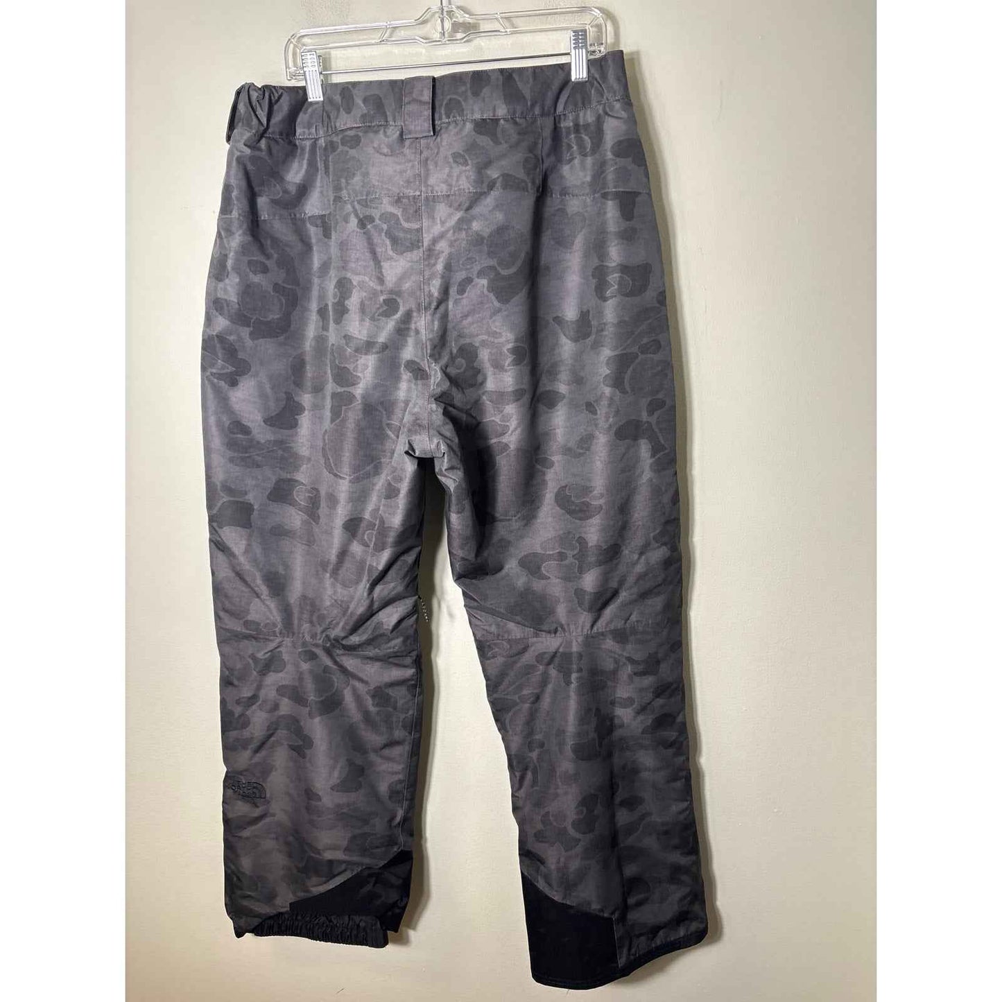 Mens North Face Black Camo Ski Pants Sz XL