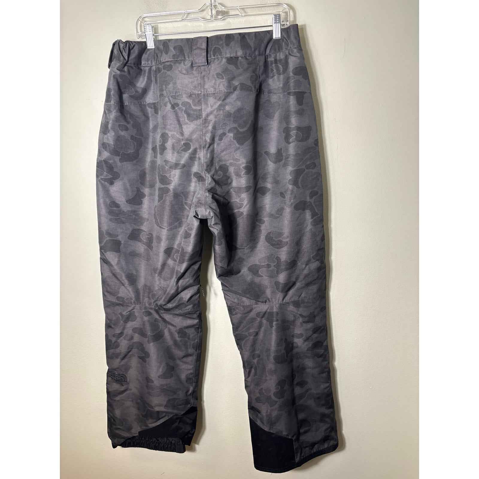 Mens North Face Black Camo Ski Pants Sz XL
