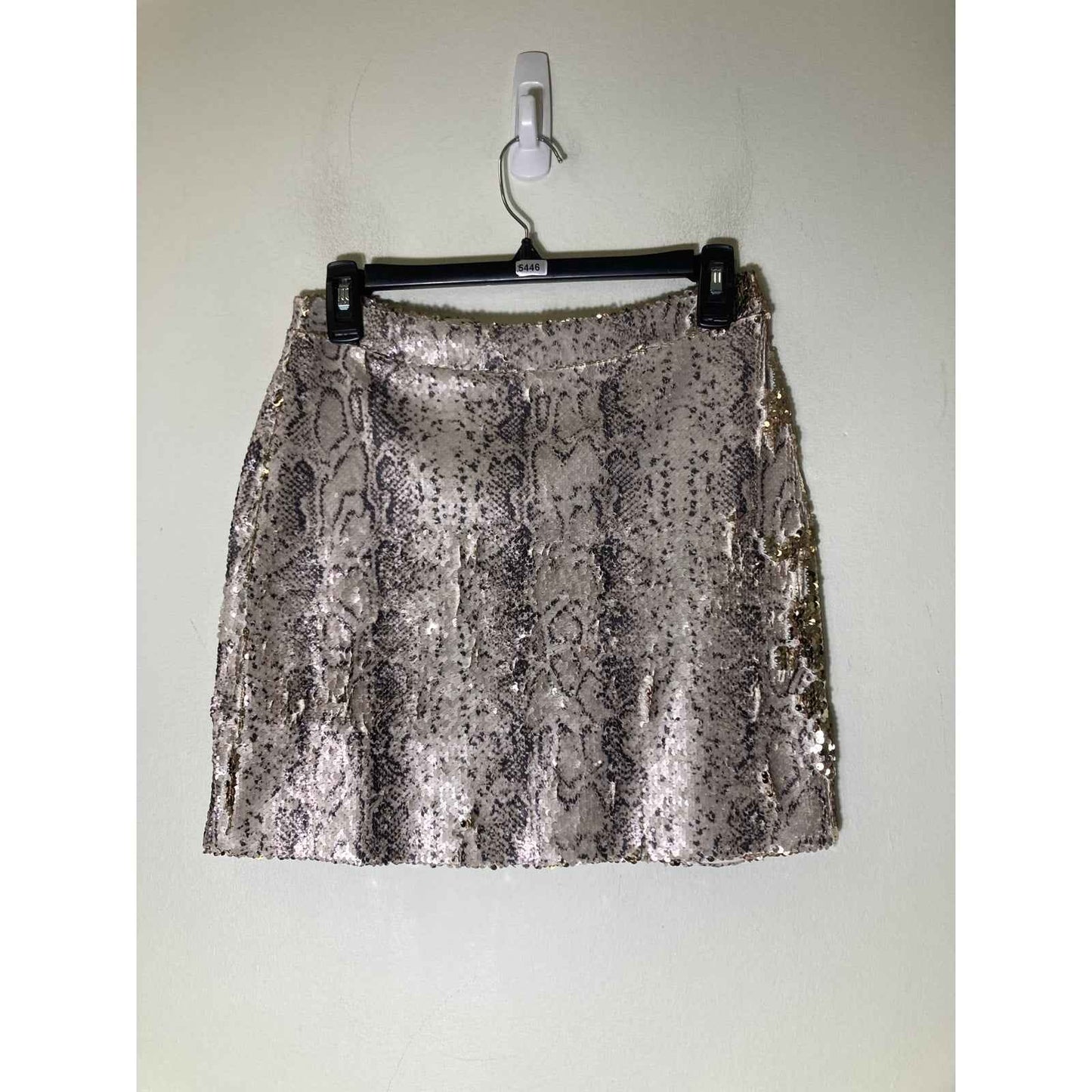 Pants Store Snake Sequin Mini skirt Sz s