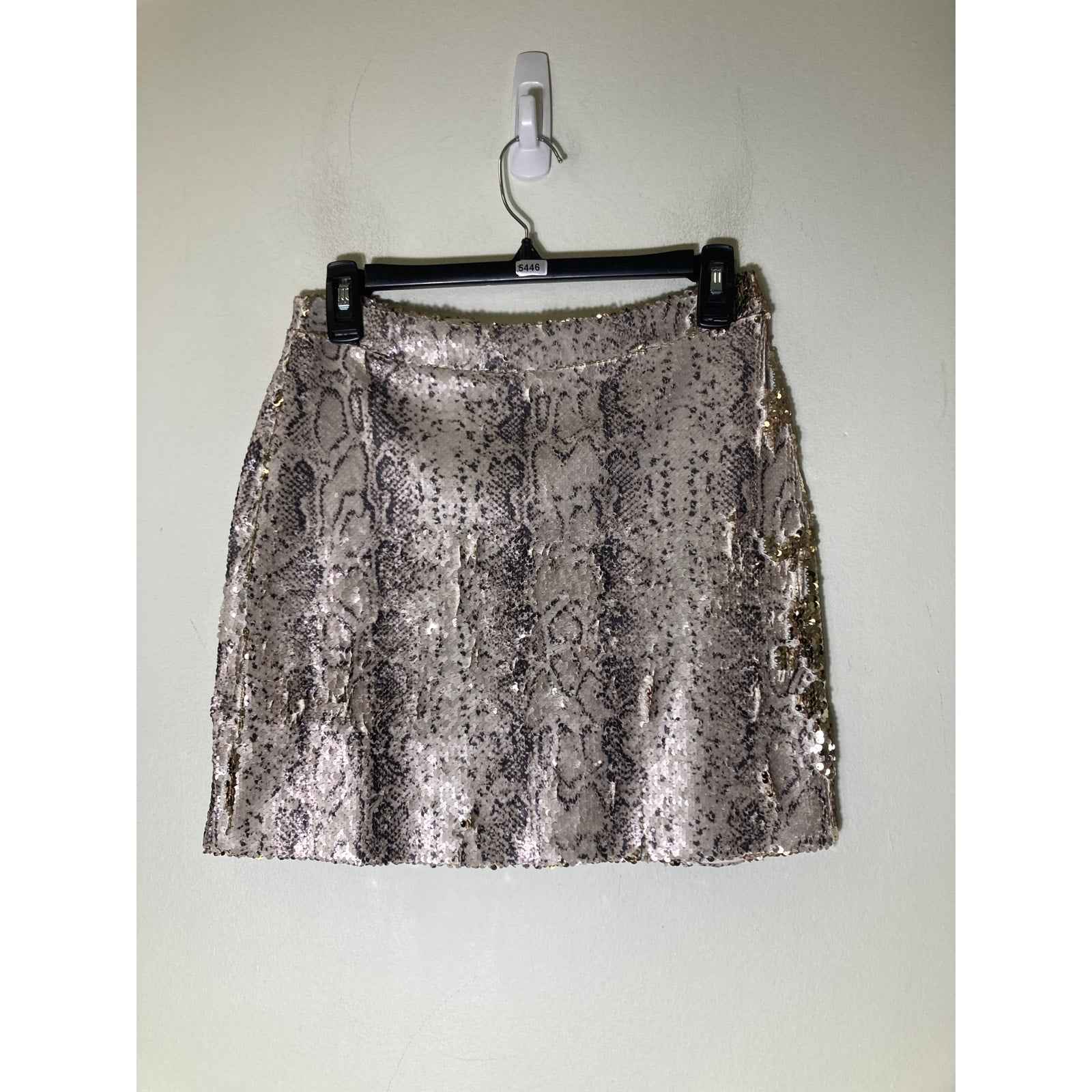 Pants Store Snake Sequin Mini skirt Sz s
