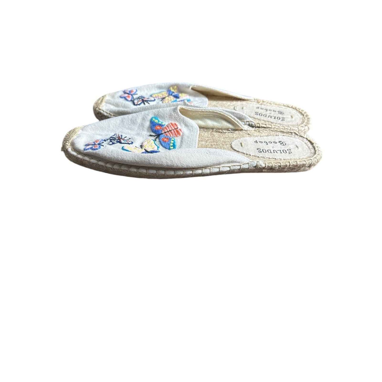 Soludos x Baobap Embroidered Slides Sz 8