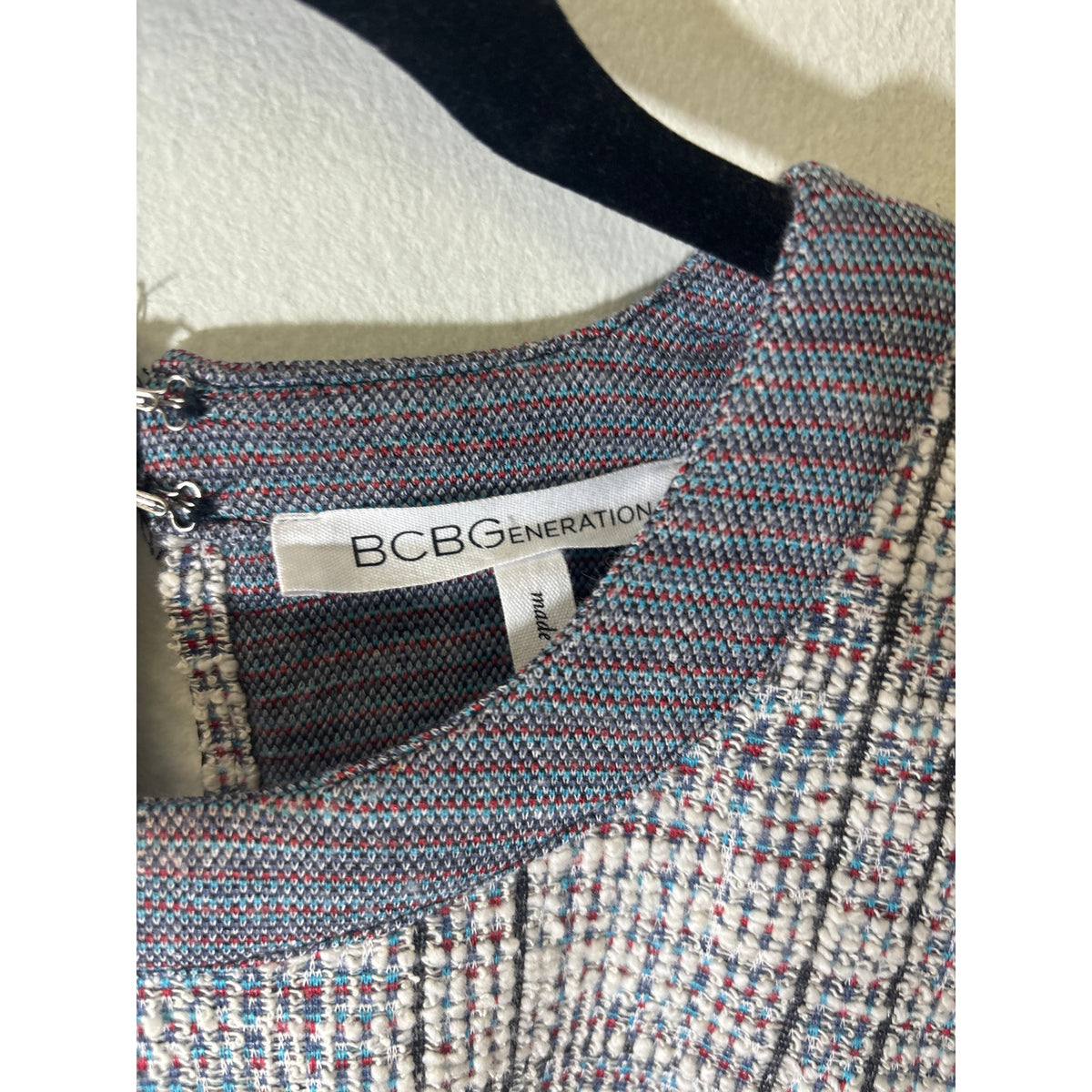 BCBG Generation Gray Half Puff Sleeve Textured Mini Dress Sz XS