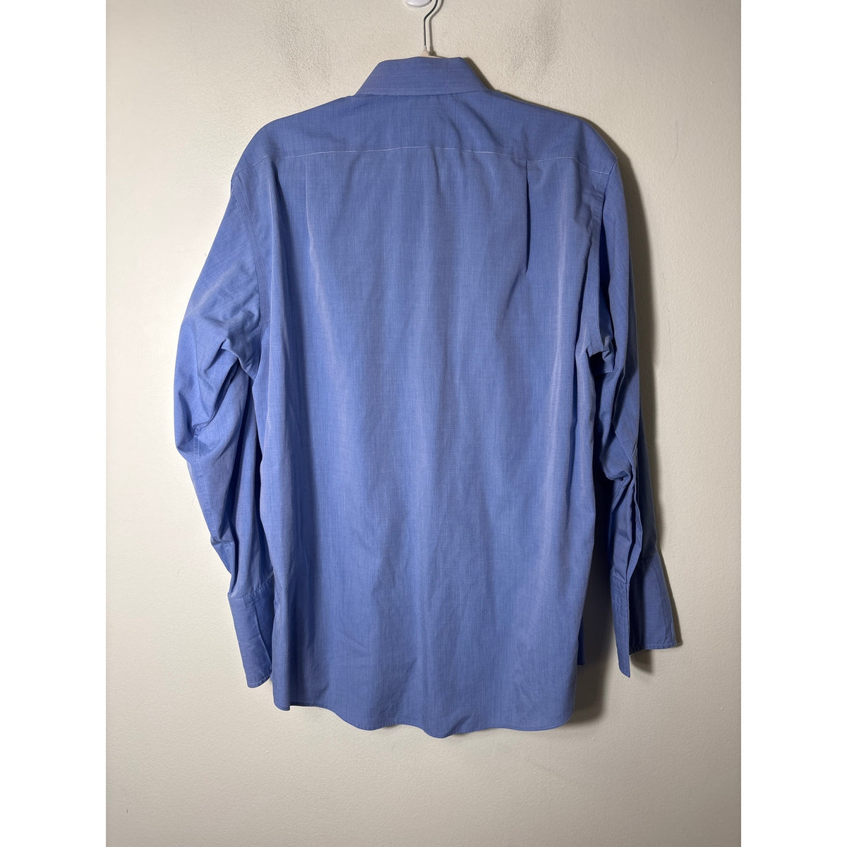 Mens Brooks Brothers Blue French Cuff Dress Shirt Sz 15.5 / 32