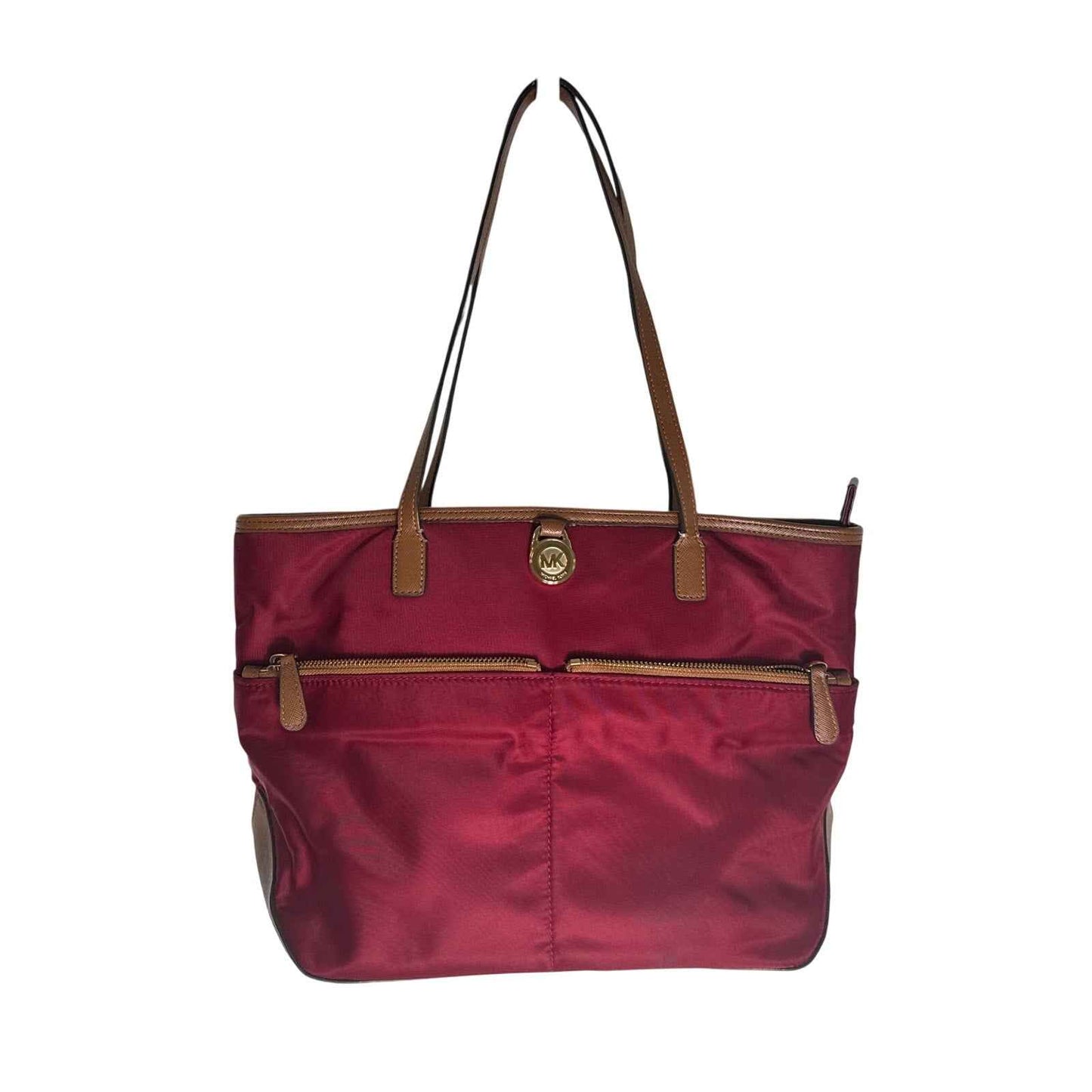 Michael Kors Red Vinyl Shoulder Bag 14"x9.5"