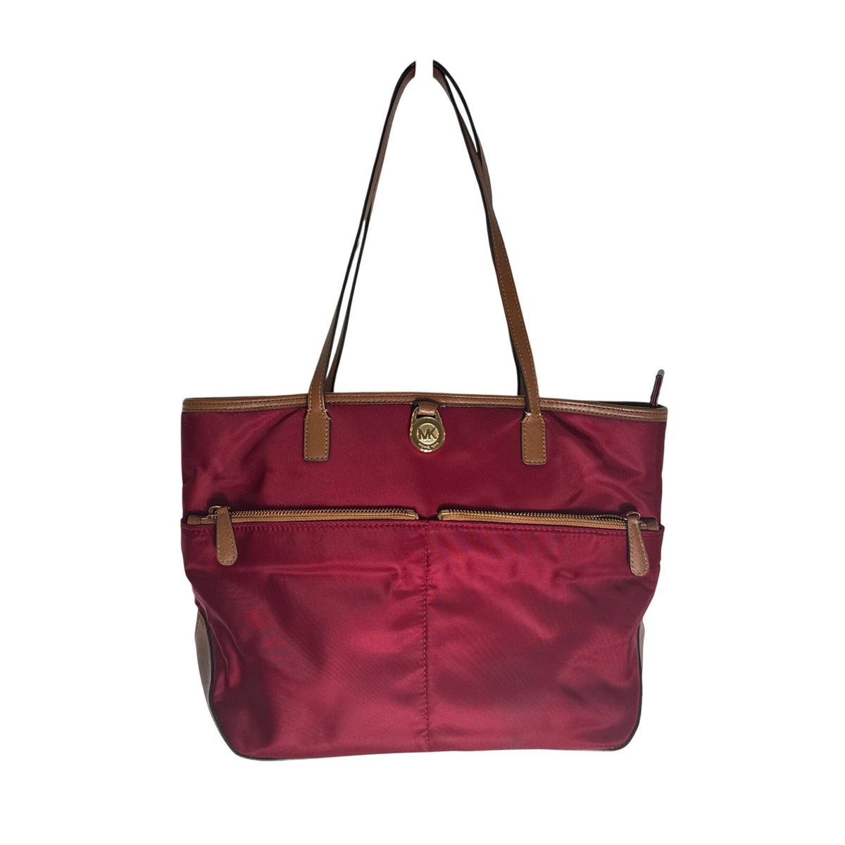 Michael Kors Red Vinyl Shoulder Bag 14"x9.5"