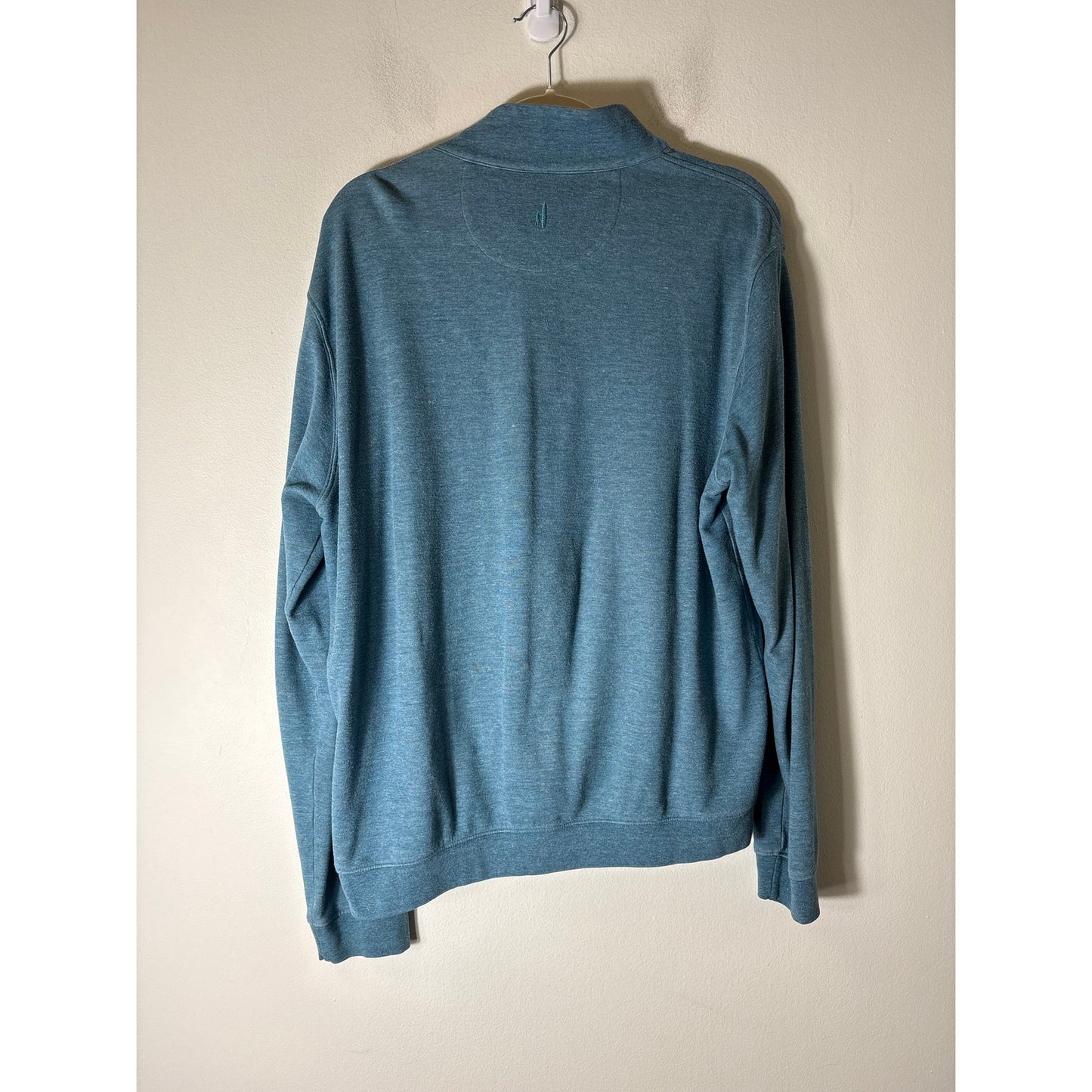 Johnnie-O Blue Long Sleeve Quarter Zip Pullover Sz L