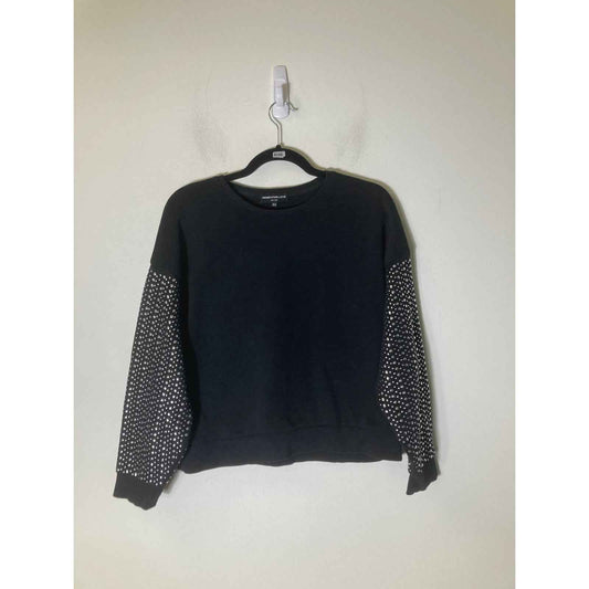 Generation Love Black Long Sleeve Silver Studded Sweatshirt Sz XS/S