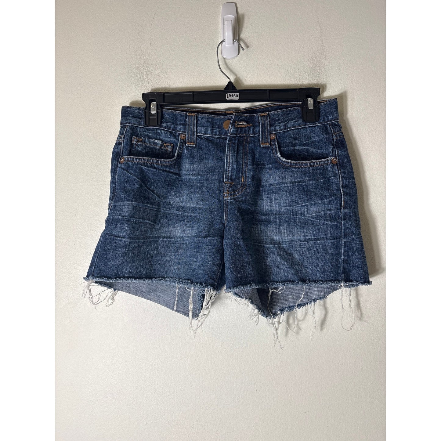 J Brand Blue Jean denim Cut Offs Sz 26