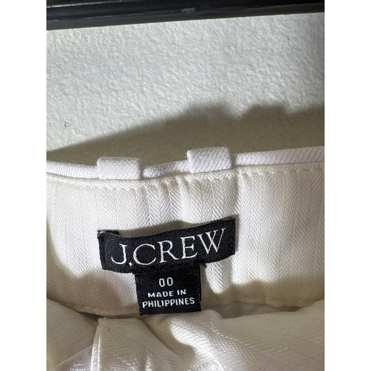 J.Crew White Scallop Short Sz 00