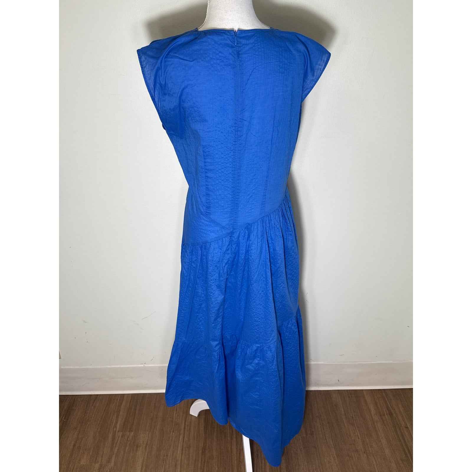 Frame Cobalt Blue Sleeveless Maxi Dress Sz M