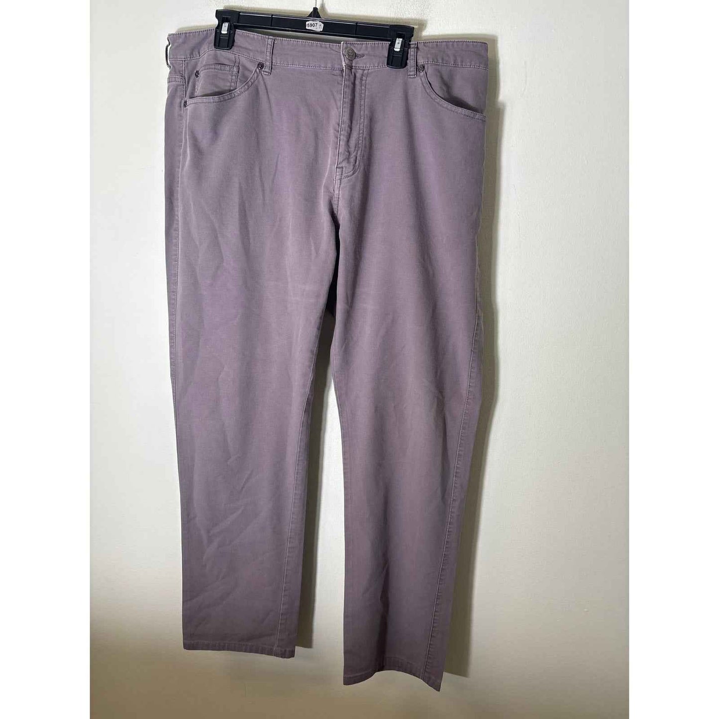 Men's Peter Millar Gray (with slight Purple tint) Cotton Chinos Sz 40x32