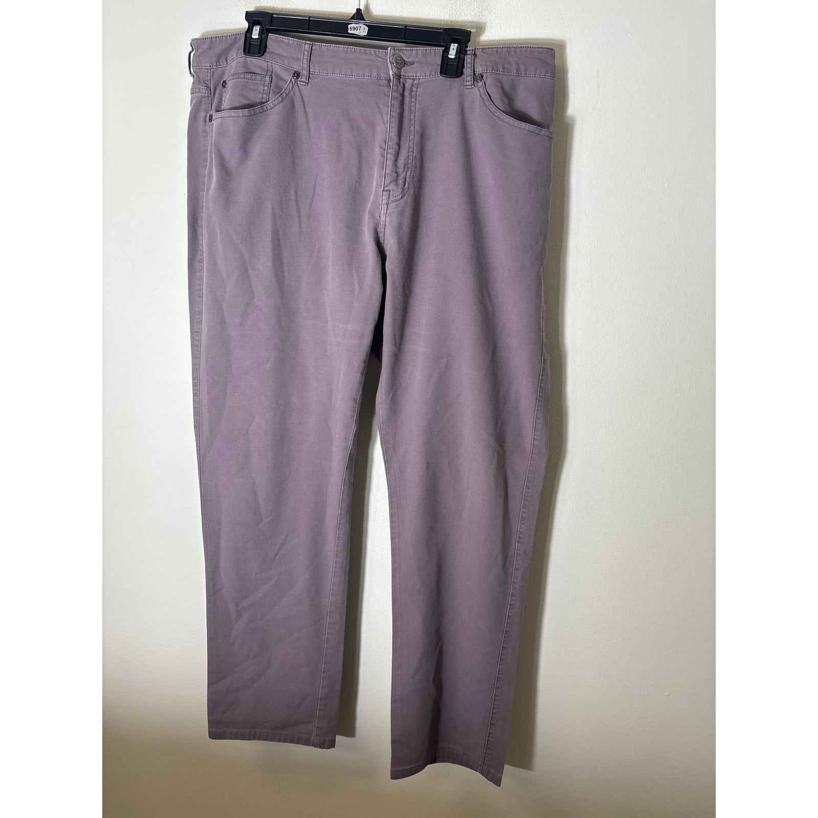 Men's Peter Millar Gray (with slight Purple tint) Cotton Chinos Sz 40x32