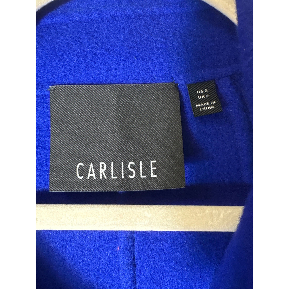 Carlisle Royal Blue Wool Jacket Sz 0