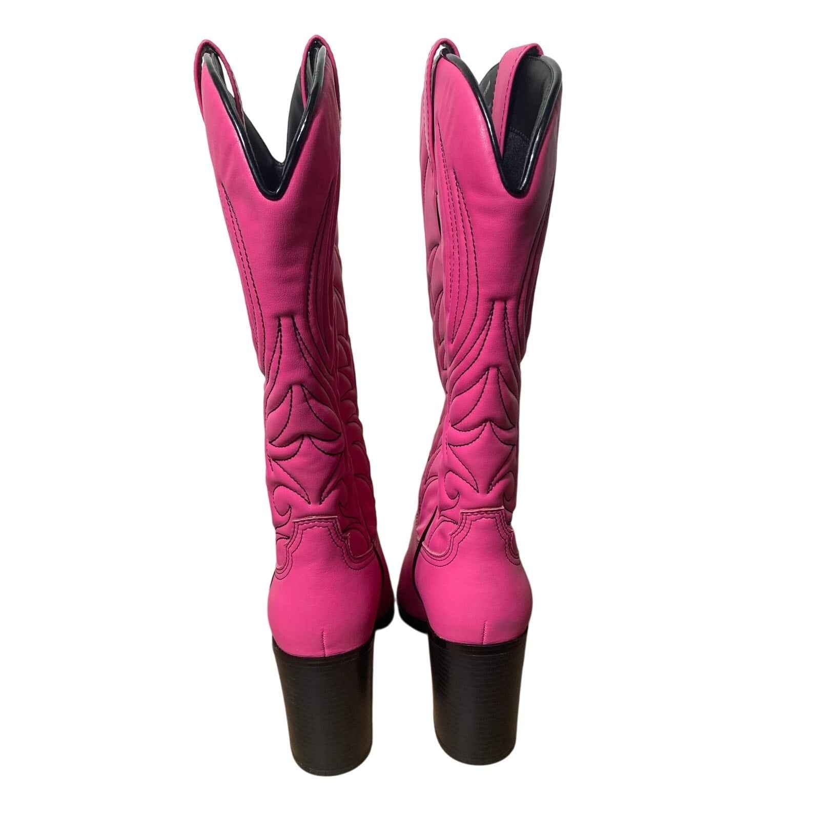 New w/o Box Katy Perry Pink Zania Western Boot Sz 6