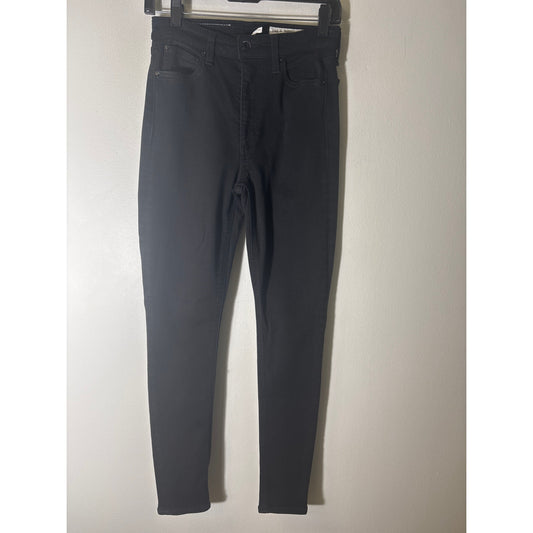 Rag & Bone Black High Waist Skinny Jeans Sz 27