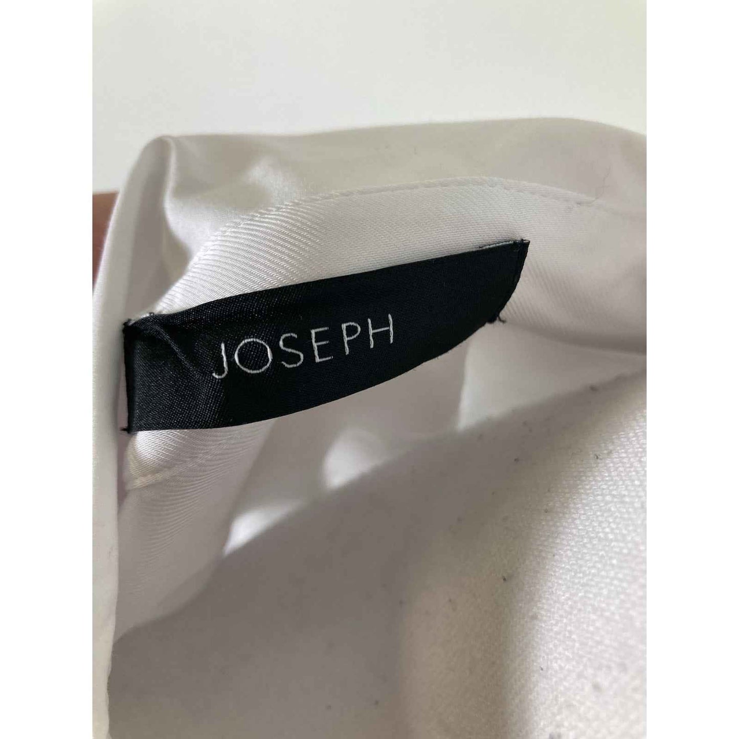 Joseph of London White Cotton Long Sleeve Button Up shirt Sz 40