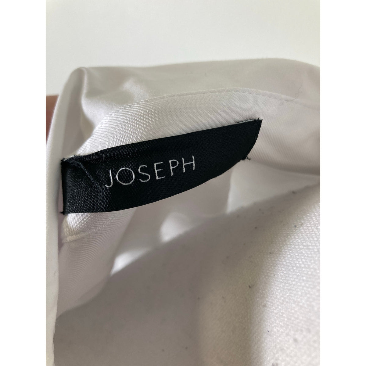 Joseph of London White Cotton Long Sleeve Button Up shirt Sz 40