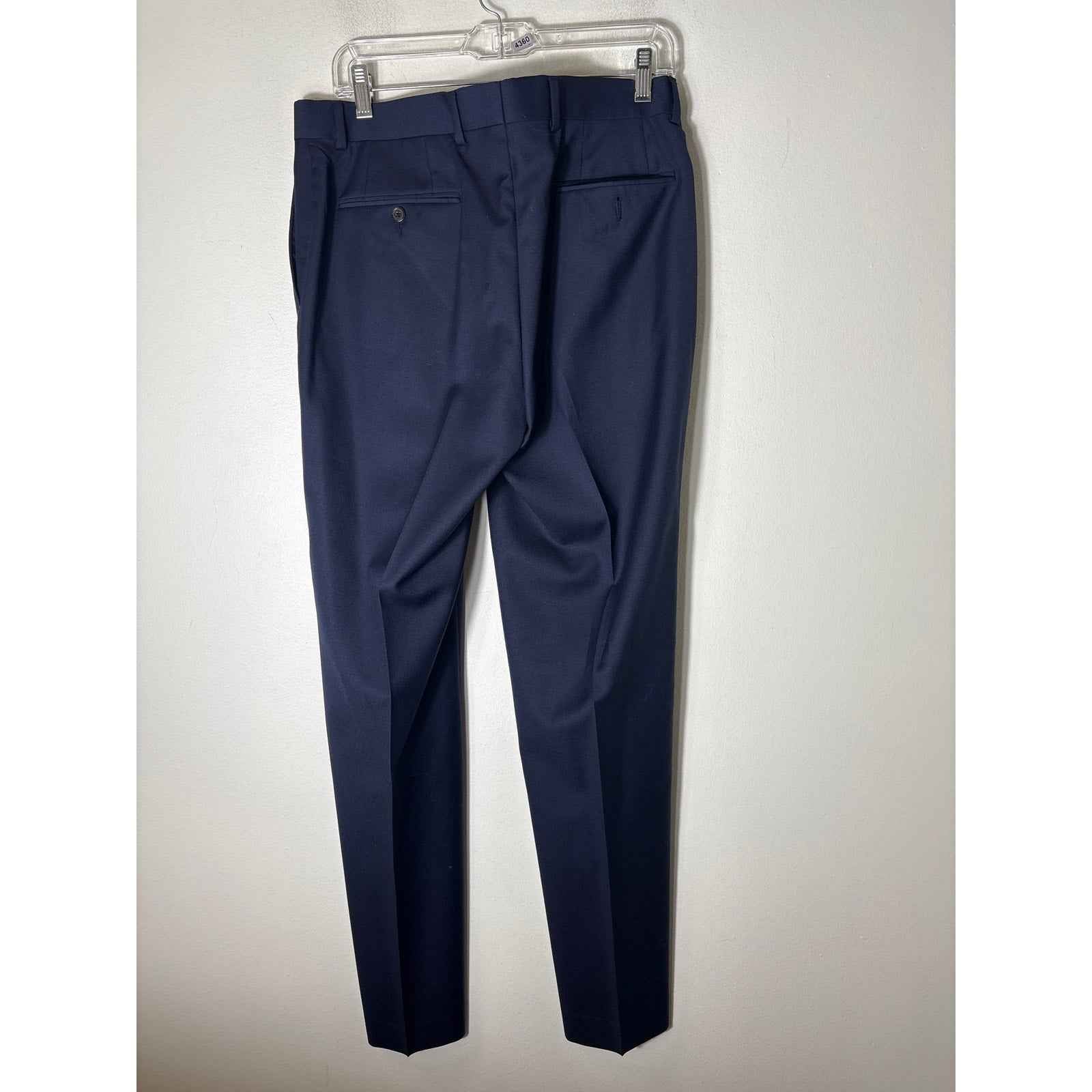 Mens Ralph Lauren Navy Blue Dress Suit: Jacket Sz 40S, 32x32