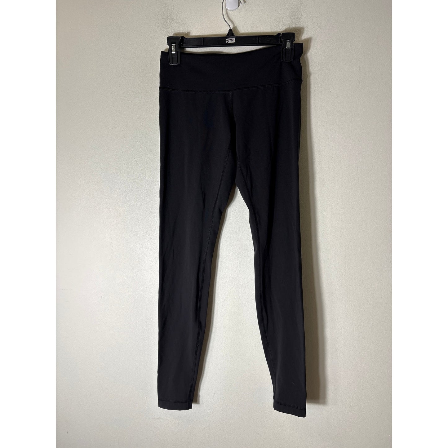 Lululemon True Black Pull On Athetic Leggings Sz 6