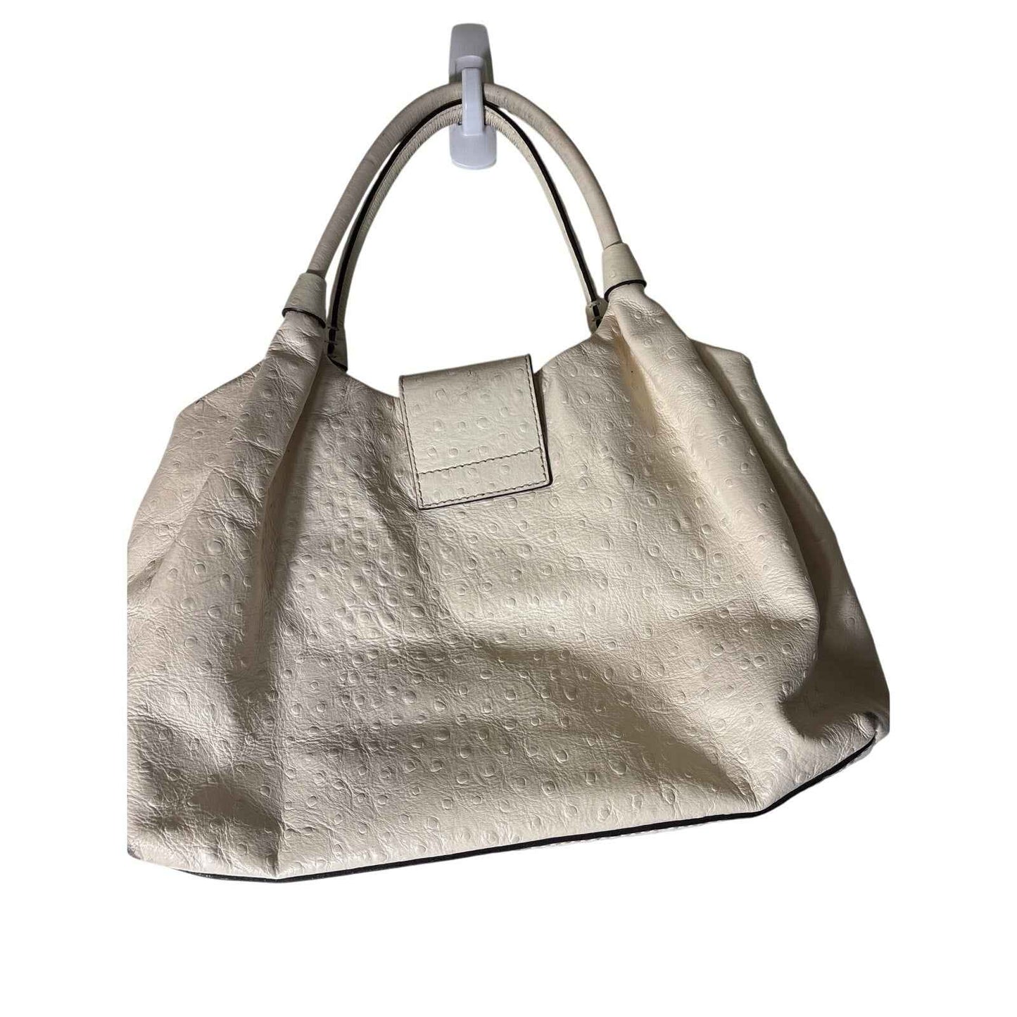 Kate Spade Off White Pebbled Leather Shoulder Bag