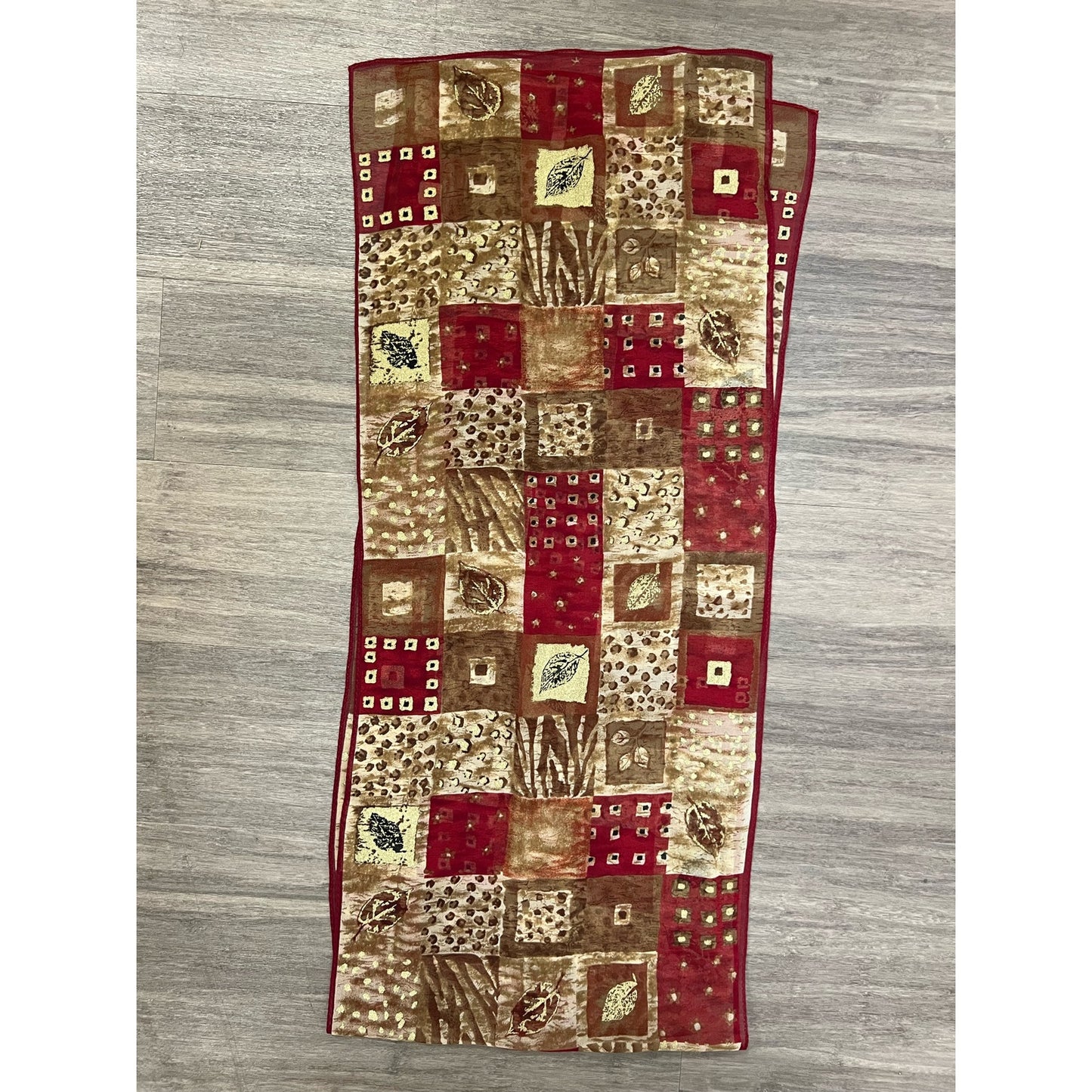 Fall Pattern Scarf Small (Rectangle)