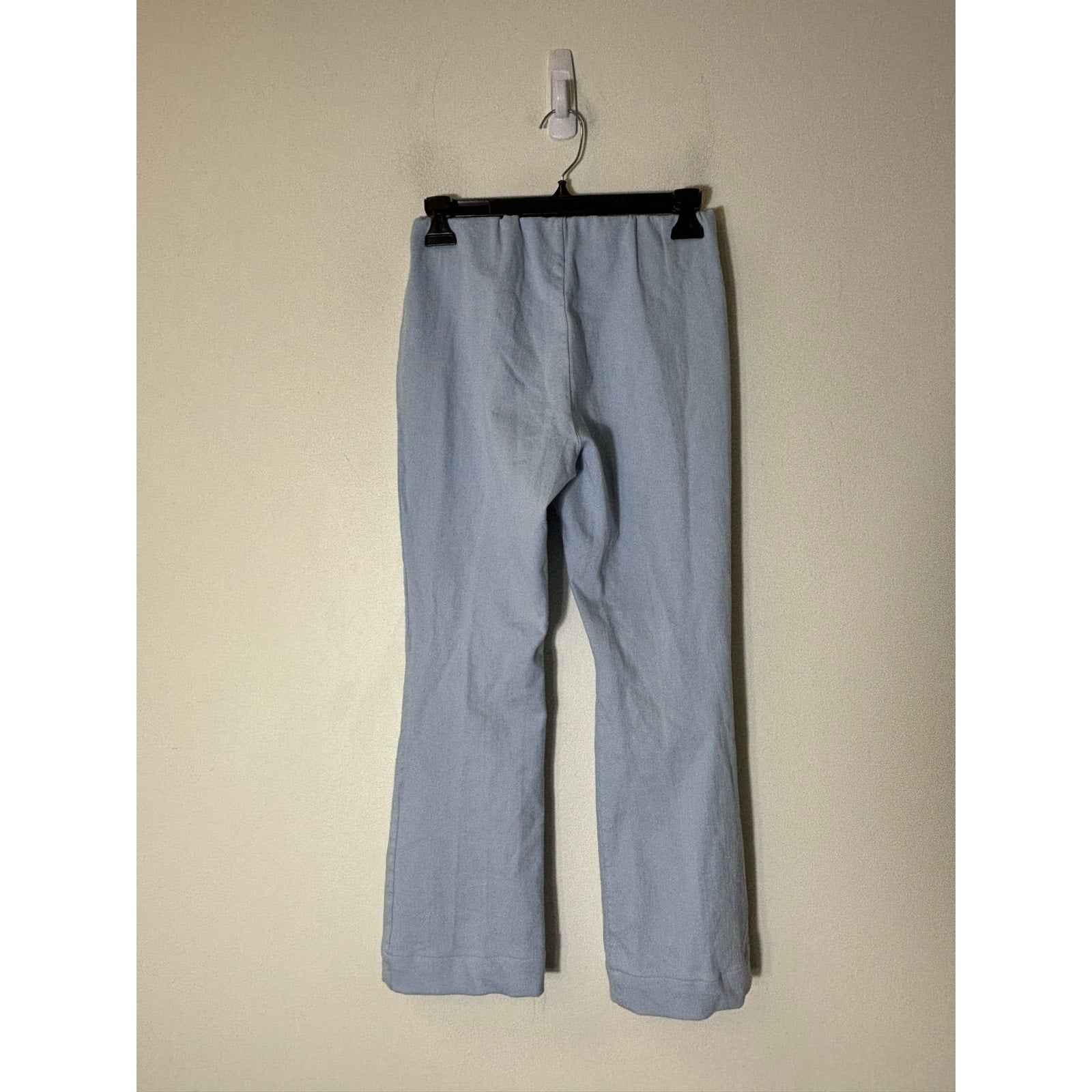 Ann Mashburn Baby Blue Pull on Straight Leg Pants Sz XS