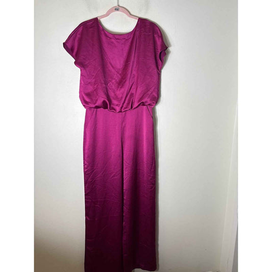 NWT Trina Turk Deep Pink Amuse Jumpsuit Sz 6