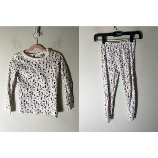 Lila and Hayes Nutcracker Pajama Top and Bottom Sz 7