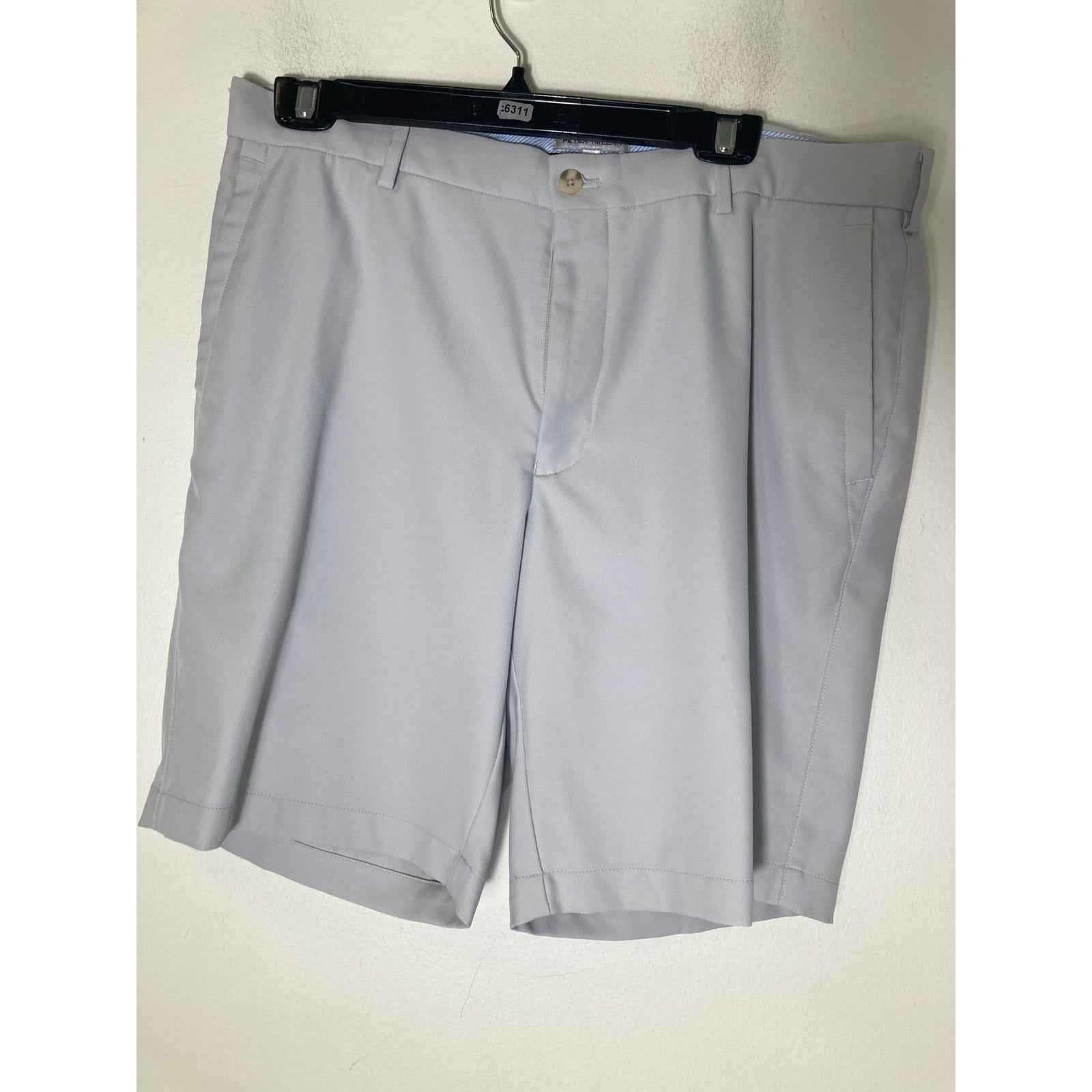 Peter Millar Light Gray Golf Shorts Sz 35