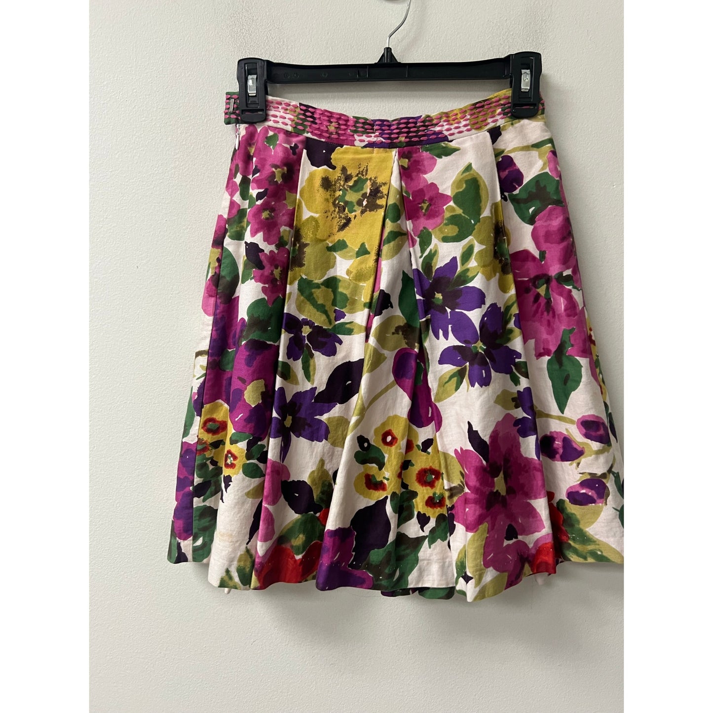 Barashi Floral Print Skirt Sz 0