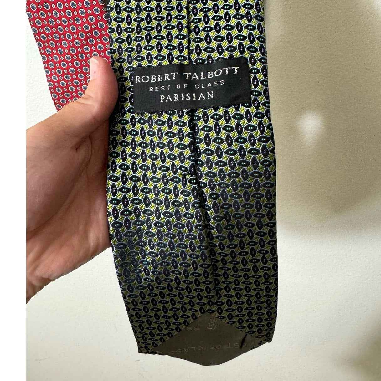 Bundle of 2 Ties Maroon & Navy Patterned