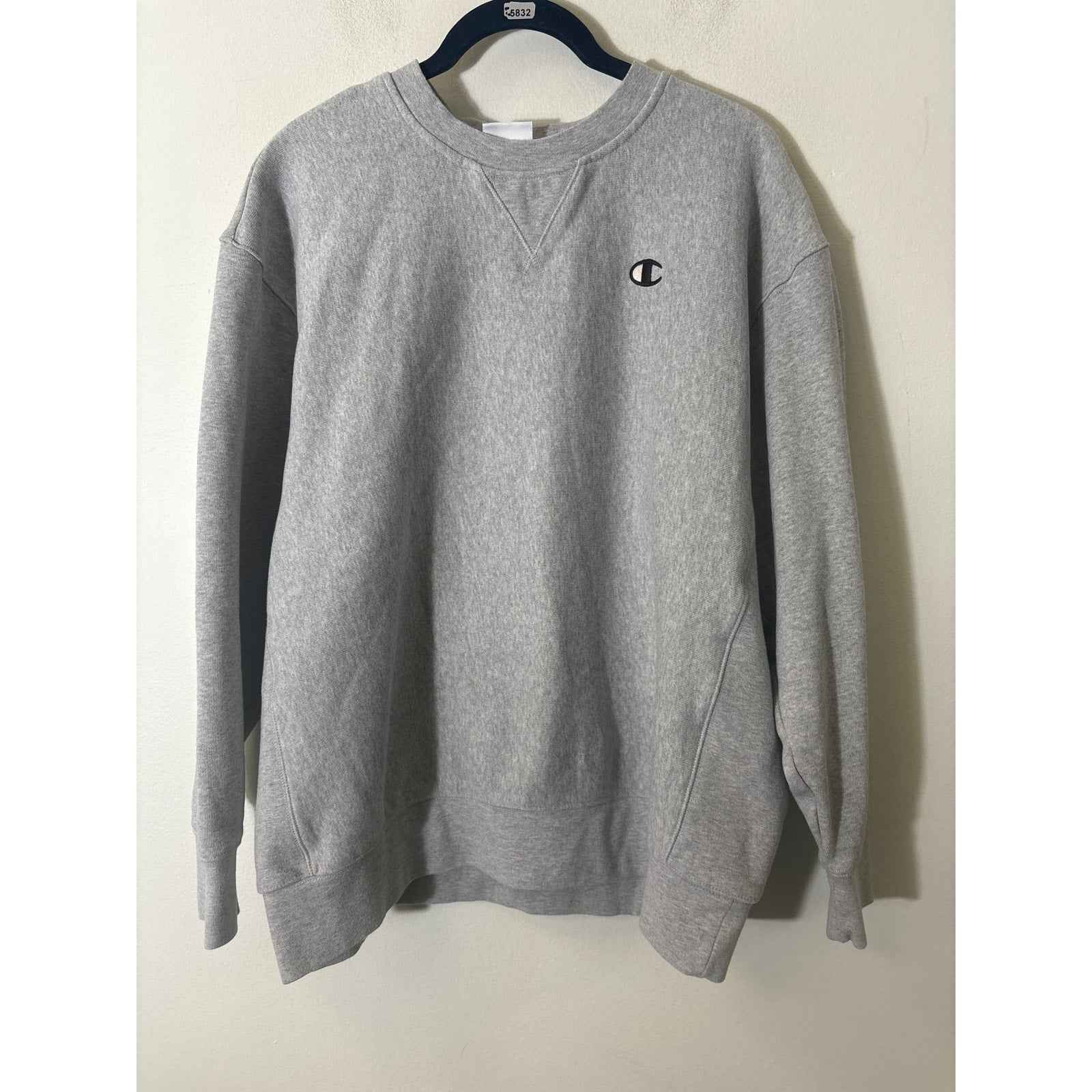 Champion Long Sleeve Gray Sweatshirt Sz XXL