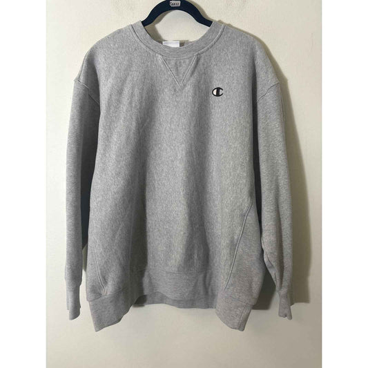 Champion Long Sleeve Gray Sweatshirt Sz XXL