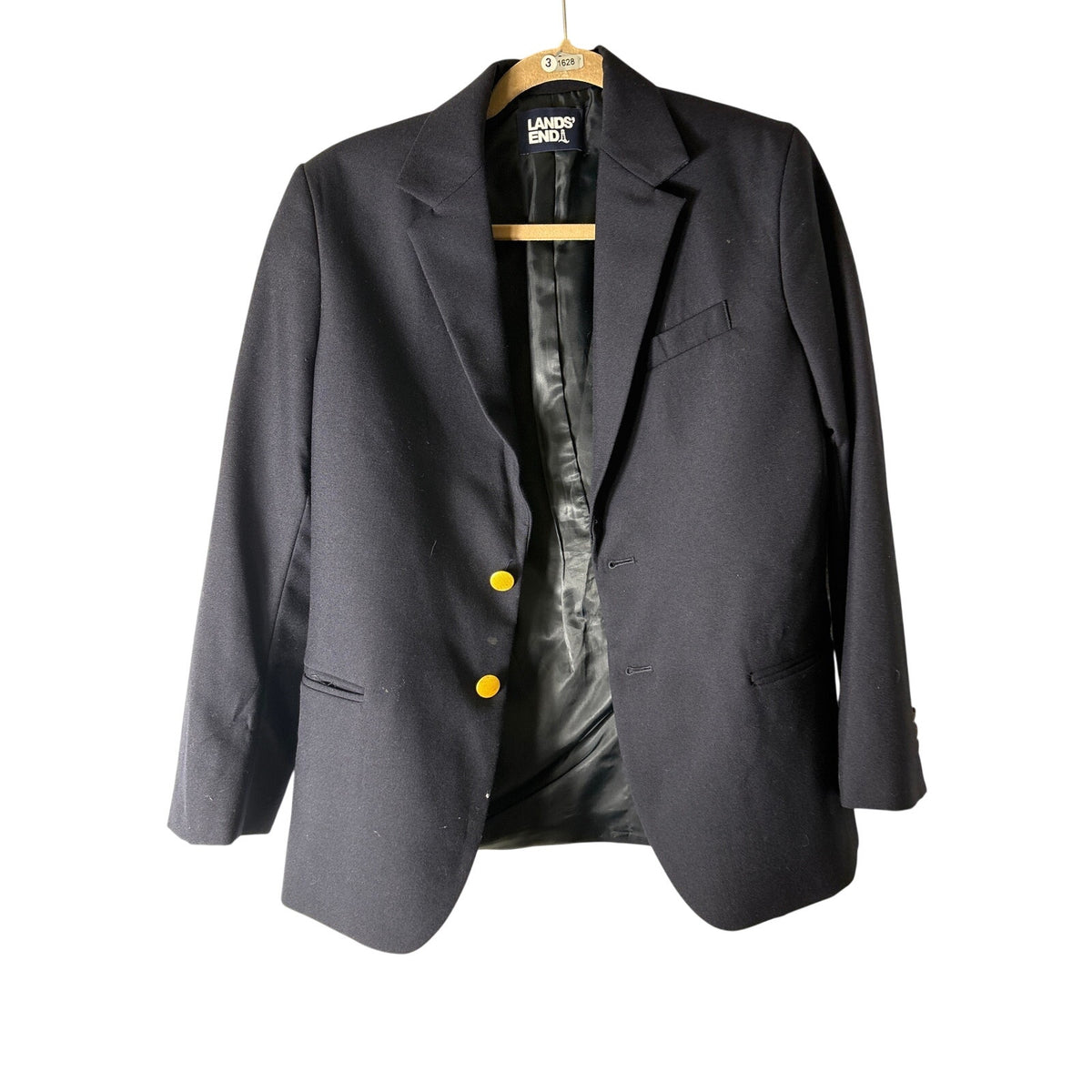 Boys Lands End Navy Blue Blazer Sz 14