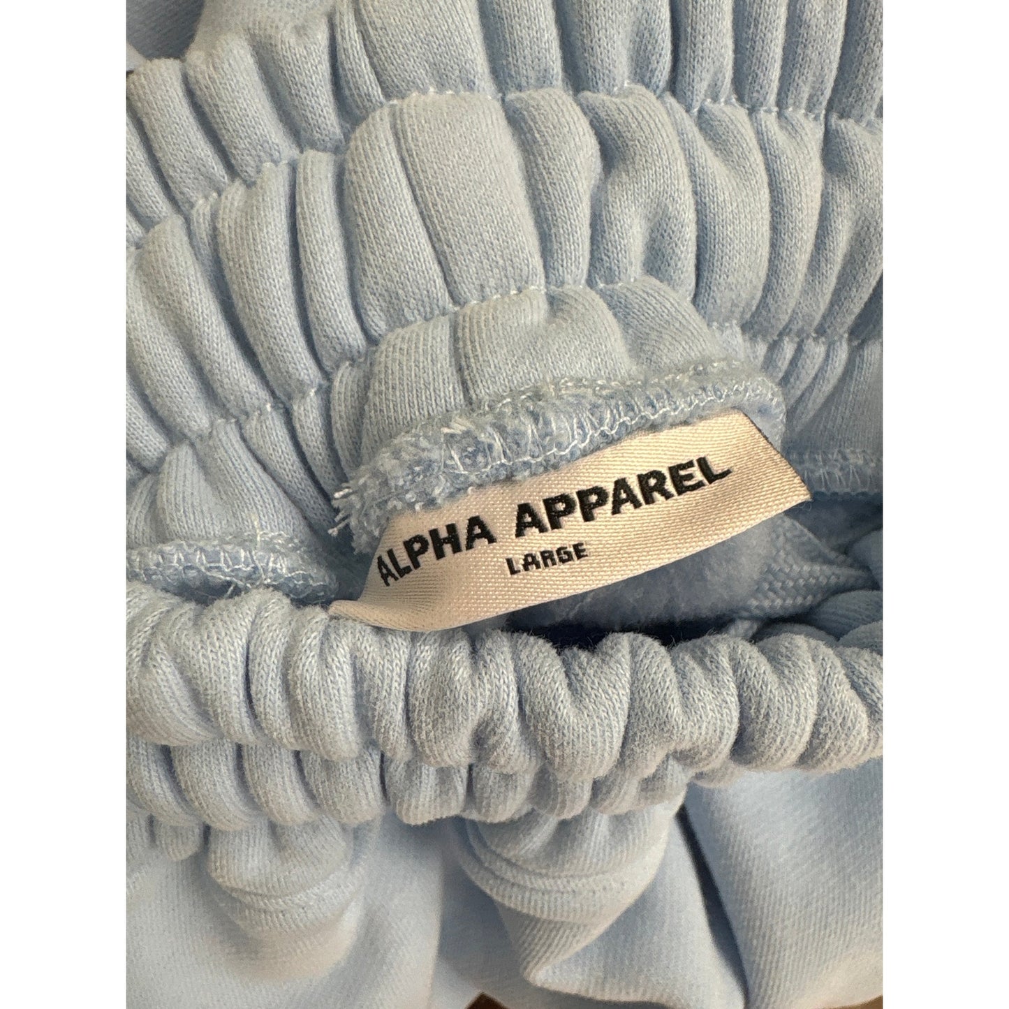 Alpha Apparel Tri Delta Baby Blue Sweat Pants Sz L