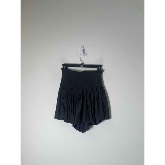 Koch Black High Waisted Flowy Shorts Sz S