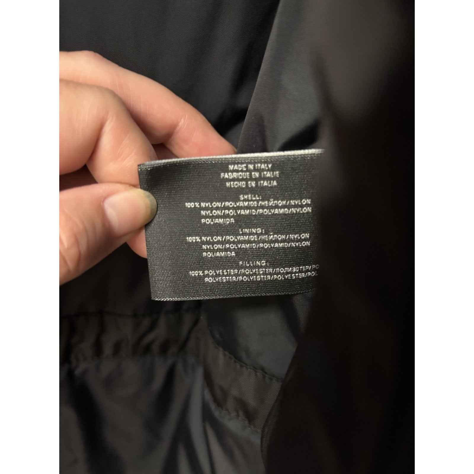 Men's Ralph Lauren Black Label Black Cargo Jacket Sz L
