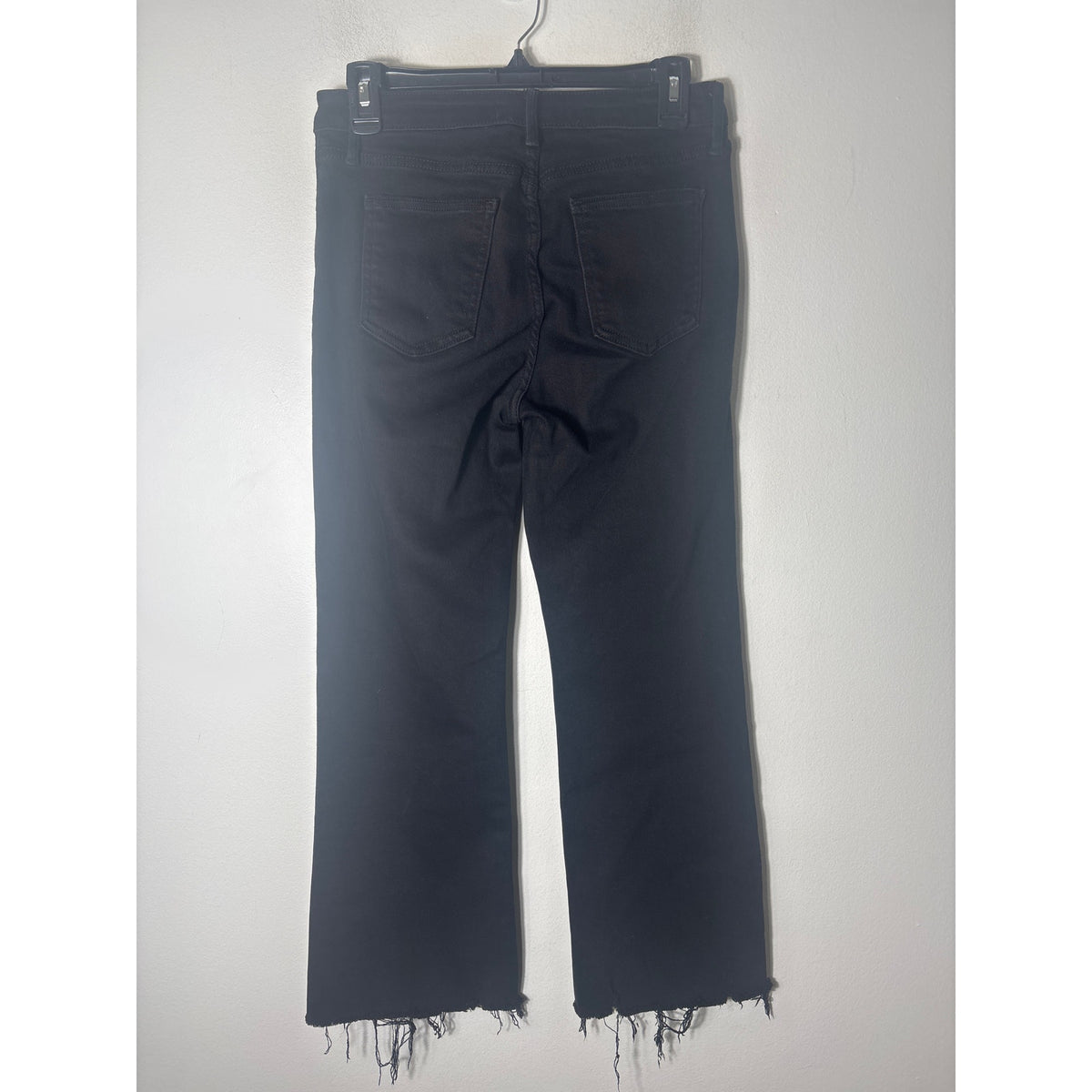 Just Black Denim Black Straight Leg Jeans Sz 28
