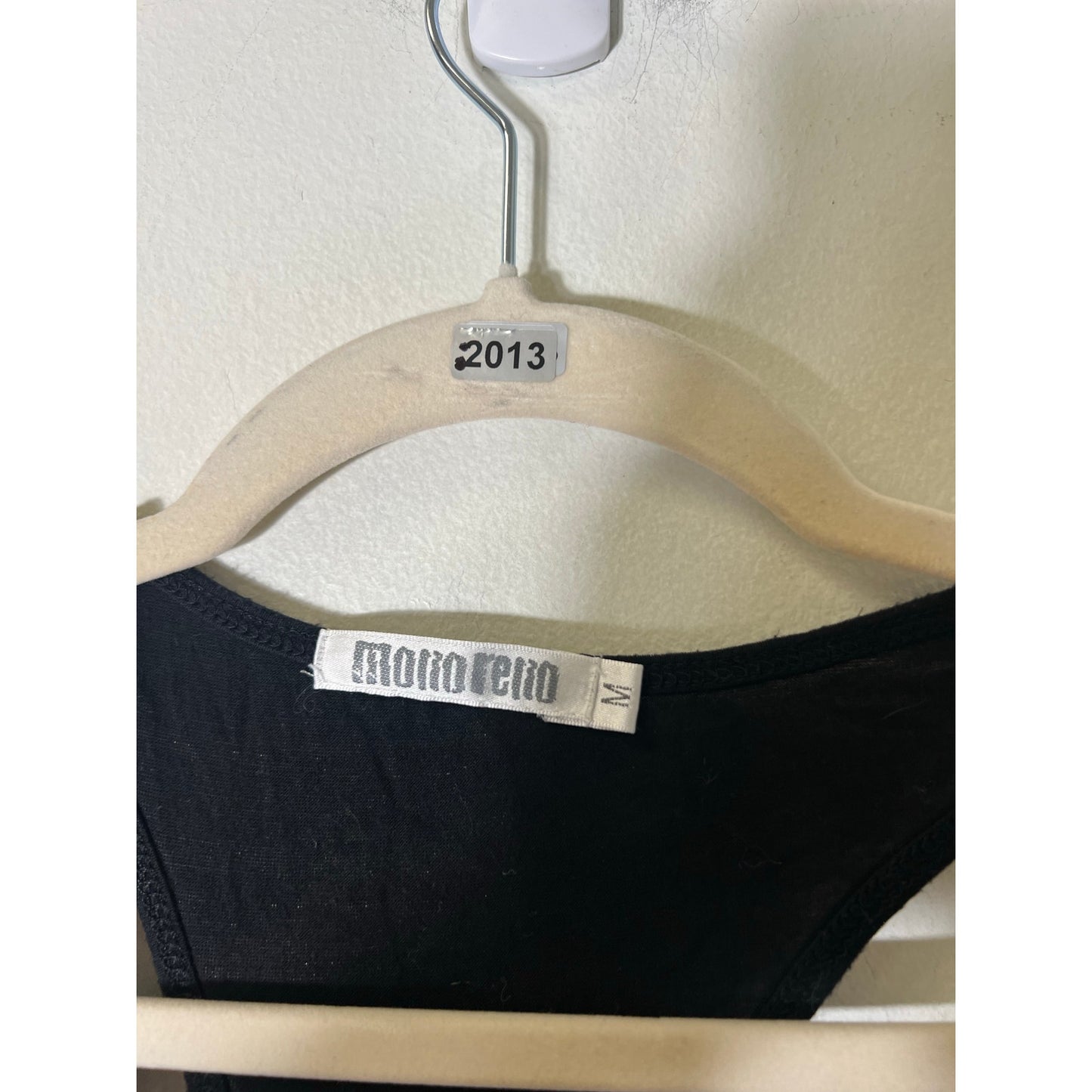 Monoreno Soft Black Leisure Tank Sz M